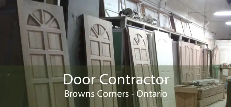 Door Contractor Browns Corners - Ontario