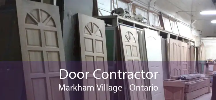 Door Contractor Markham Village - Ontario