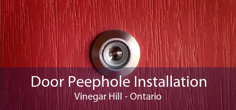 Door Peephole Installation Vinegar Hill - Ontario