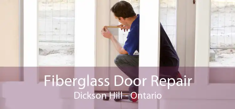Fiberglass Door Repair Dickson Hill - Ontario