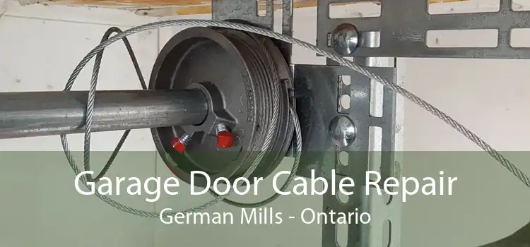 Garage Door Cable Repair German Mills - Ontario