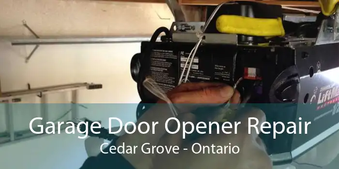 Garage Door Opener Repair Cedar Grove - Ontario