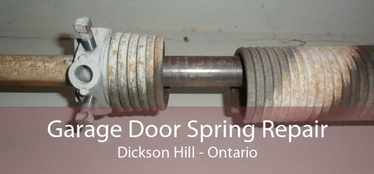 Garage Door Spring Repair Dickson Hill - Ontario