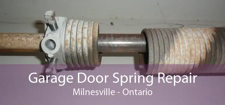Garage Door Spring Repair Milnesville - Ontario