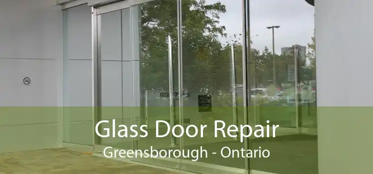 Glass Door Repair Greensborough - Ontario