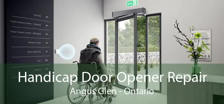 Handicap Door Opener Repair Angus Glen - Ontario