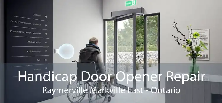 Handicap Door Opener Repair Raymerville Markville East - Ontario