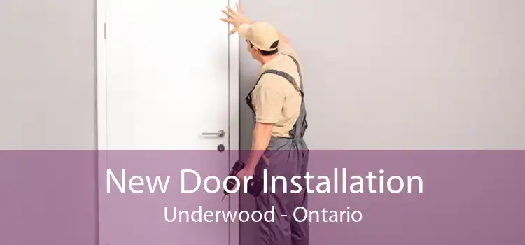 New Door Installation Underwood - Ontario