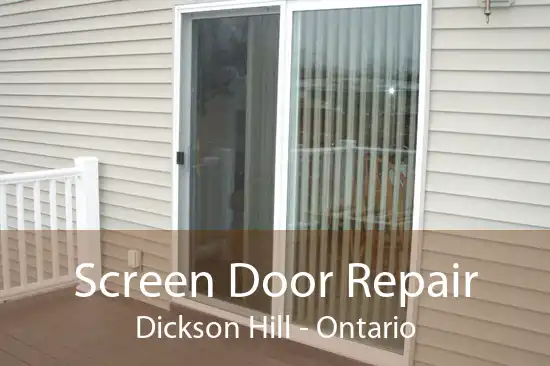 Screen Door Repair Dickson Hill - Ontario