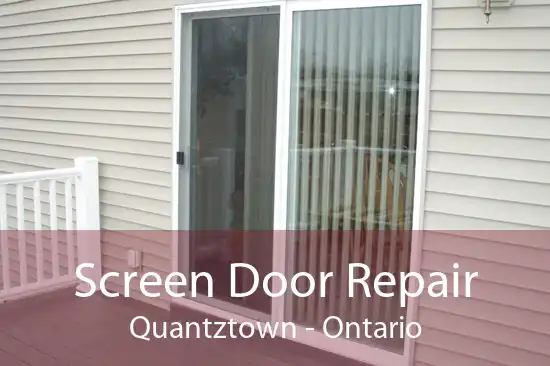 Screen Door Repair Quantztown - Ontario
