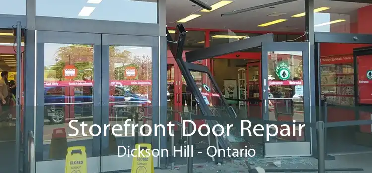 Storefront Door Repair Dickson Hill - Ontario
