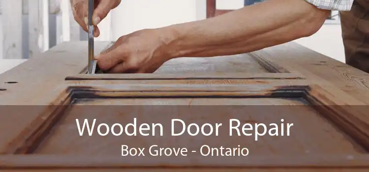 Wooden Door Repair Box Grove - Ontario